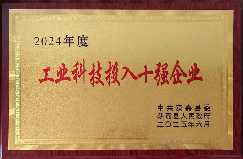 工业科技投入十强企业